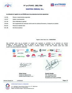 PROTRANS Sasyma Obras